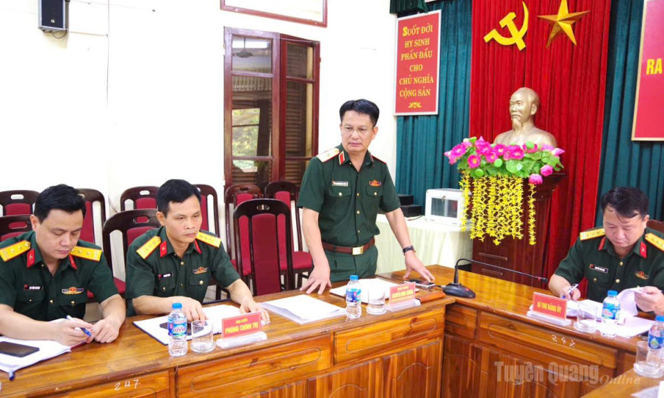 Tiếp tục l&agrave;m tốt c&ocirc;ng t&aacute;c tham mưu, dự b&aacute;o, nắm t&igrave;nh h&igrave;nh