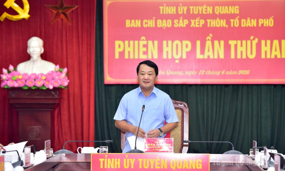 Triển khai b&agrave;i bản, chặt chẽ việc sắp xếp, tổ chức lại th&ocirc;n, tổ d&acirc;n phố