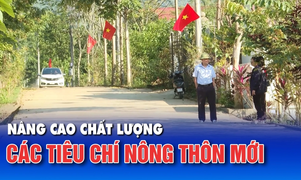 N&acirc;ng cao chất lượng c&aacute;c ti&ecirc;u ch&iacute; n&ocirc;ng th&ocirc;n mới