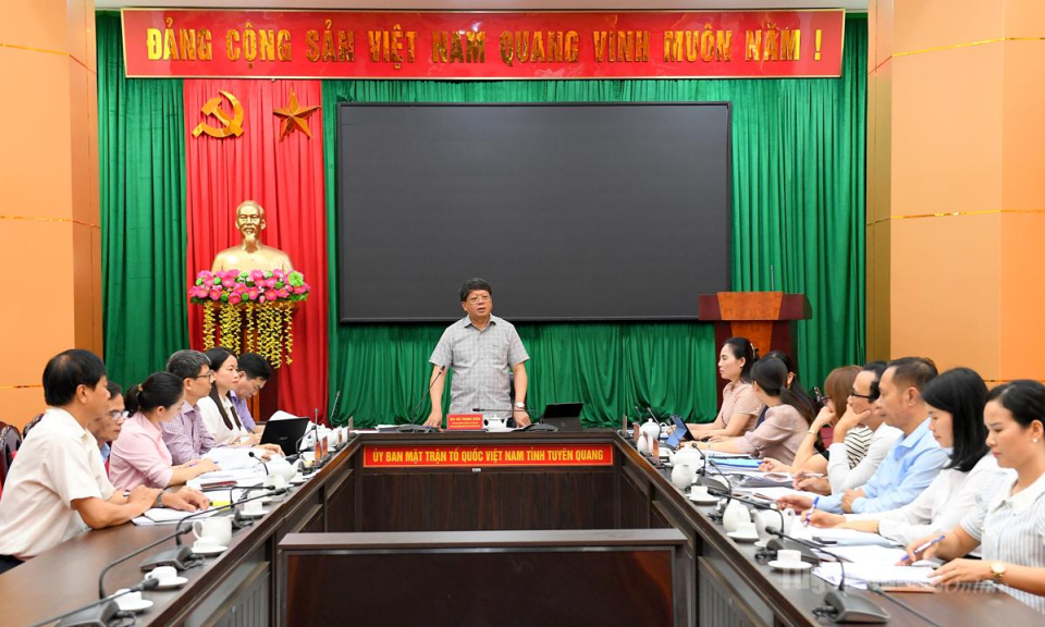 Khẩn trương ho&agrave;n thiện c&ocirc;ng t&aacute;c chuẩn bị tổ chức Đại hội c&aacute;c hội quần ch&uacute;ng