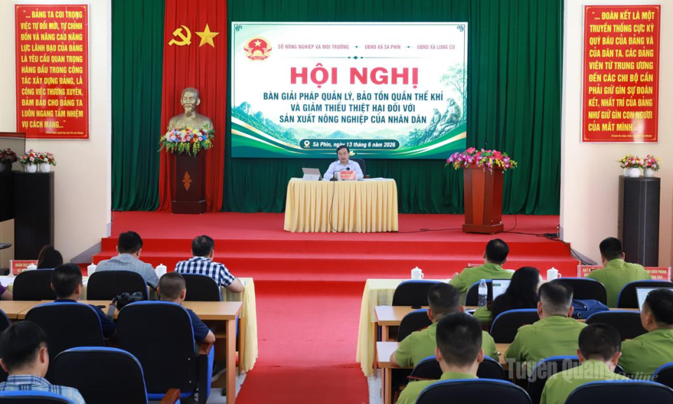 Hội nghị b&agrave;n giải ph&aacute;p quản l&yacute;, bảo tồn quần thể khỉ v&agrave; giảm thiểu thiệt hại đối với sản xuất n&ocirc;ng nghiệp