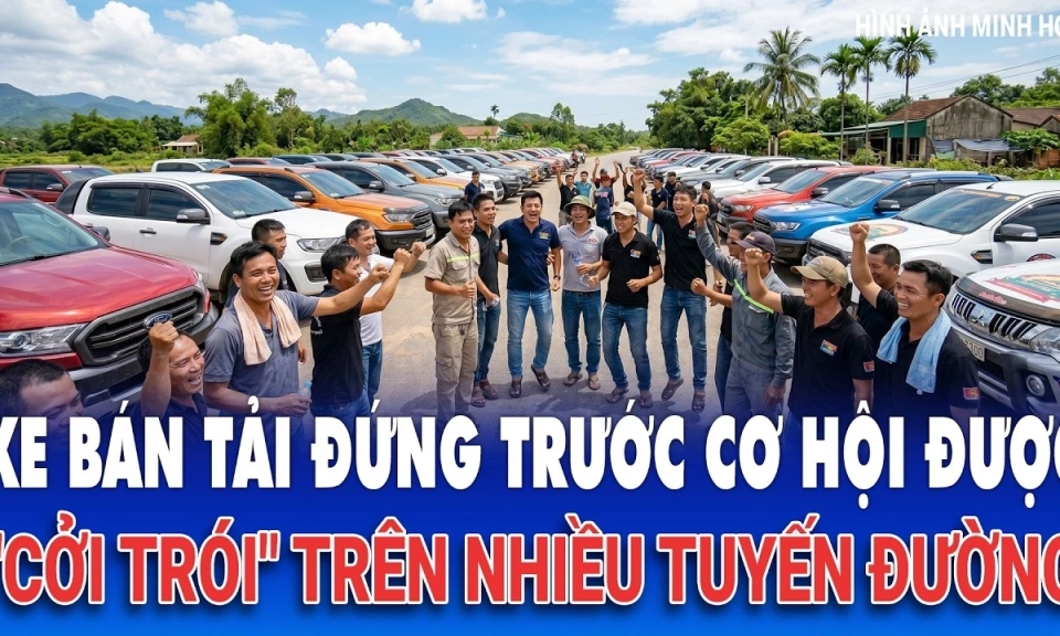 Xe b&aacute;n tải đứng trước cơ hội được "cởi tr&oacute;i" tr&ecirc;n nhiều tuyến đường