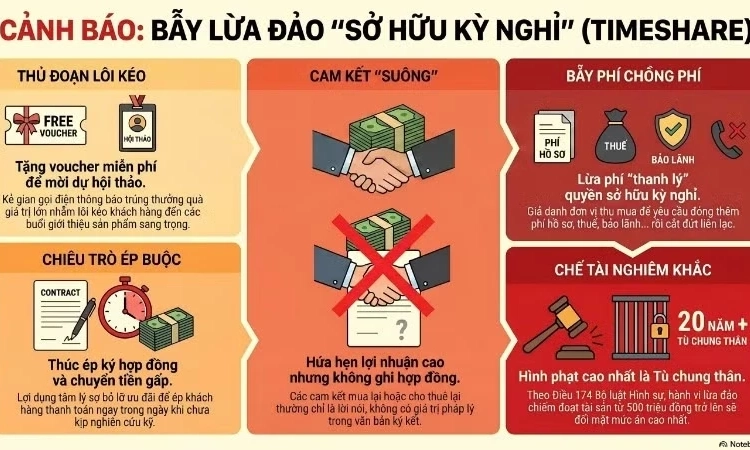 Nhận diện thủ đoạn lừa đảo &ldquo;sở hữu kỳ nghỉ&rdquo;