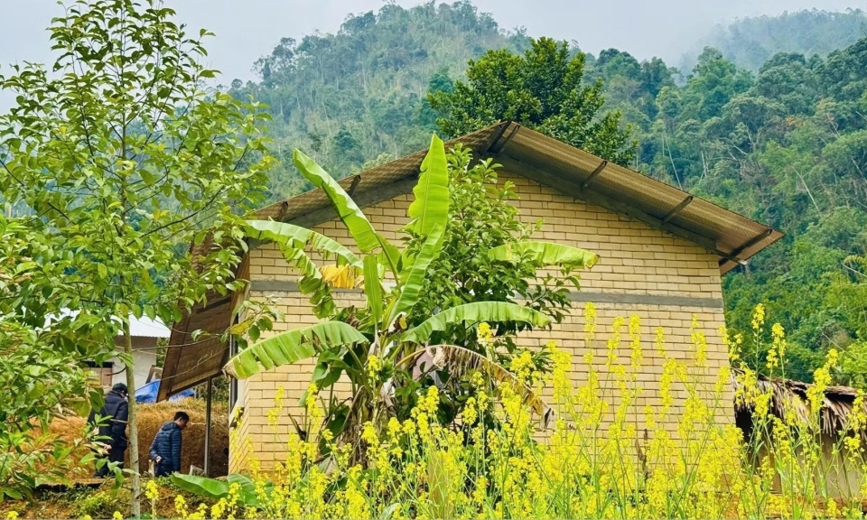 Gạch đất kh&ocirc;ng nung, lời giải xanh cho b&agrave;i to&aacute;n nh&agrave; ở v&ugrave;ng cao