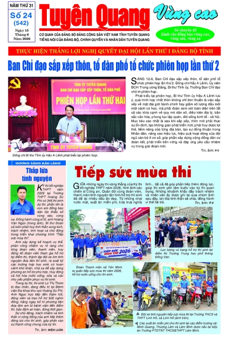 B&aacute;o Tuy&ecirc;n Quang v&ugrave;ng cao số 542