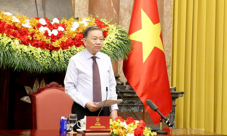 Tổng B&iacute; thư, Chủ tịch nước T&ocirc; L&acirc;m: B&aacute;o ch&iacute; phải giữ vững bản lĩnh ch&iacute;nh trị, lắng nghe đời sống, tr&aacute;ch nhiệm với Đảng, Nh&agrave; nước v&agrave; Nh&acirc;n d&acirc;n