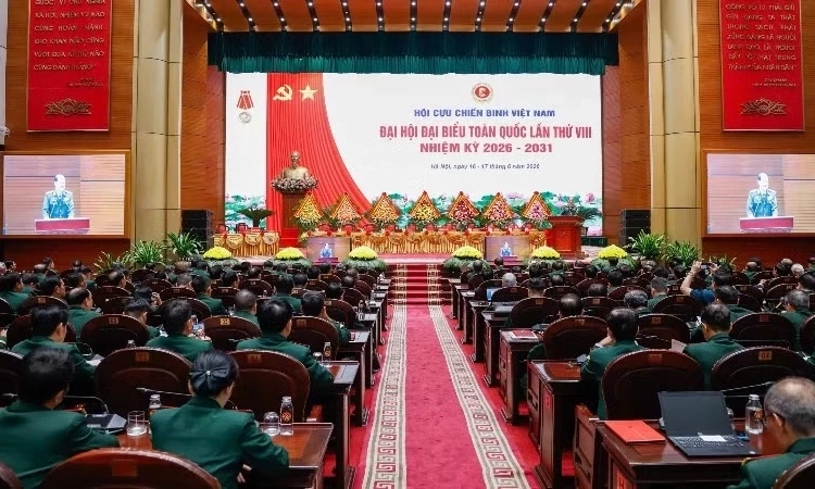 Khai mạc phi&ecirc;n thứ nhất Đại hội đại biểu to&agrave;n quốc Hội Cựu chiến binh Việt Nam lần thứ VIII