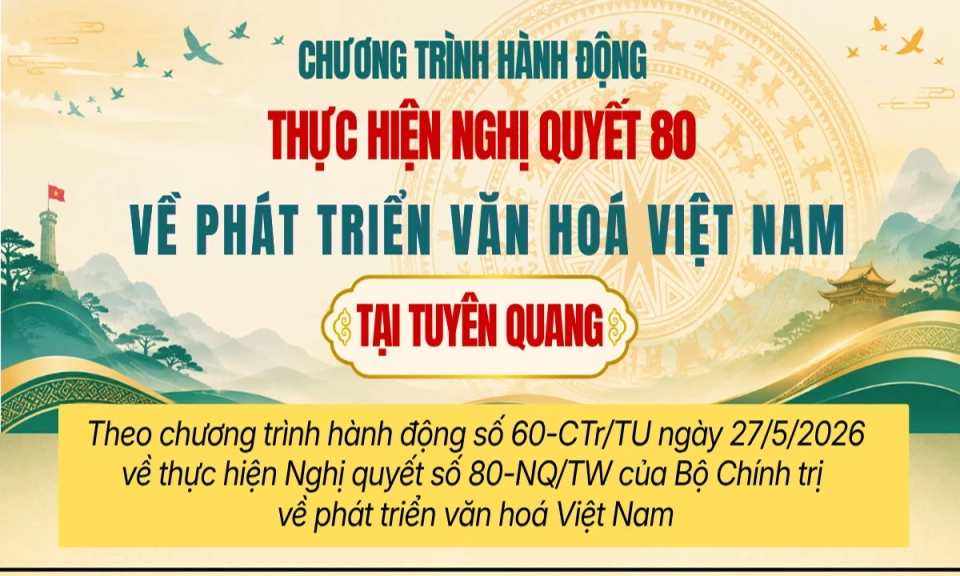 Thực hiện Nghị quyết 80 về ph&aacute;t triển văn ho&aacute; Việt Nam tại Tuy&ecirc;n Quang
