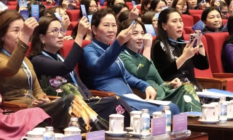 789 đại biểu ch&iacute;nh thức dự Đại hội đại biểu Phụ nữ to&agrave;n quốc lần thứ XIV