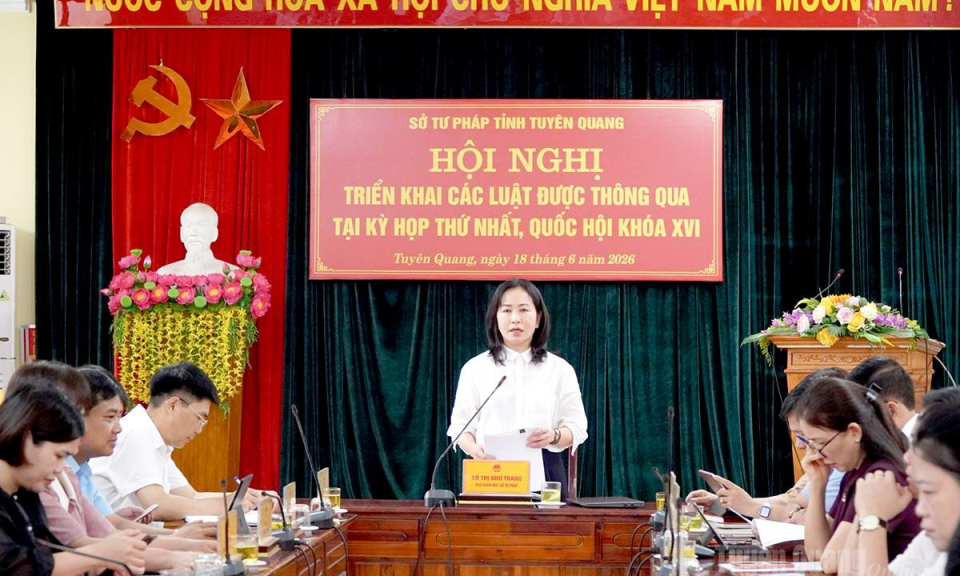 Triển khai 09 Luật được th&ocirc;ng qua tại Kỳ họp thứ Nhất, Quốc hội kho&aacute; XVI