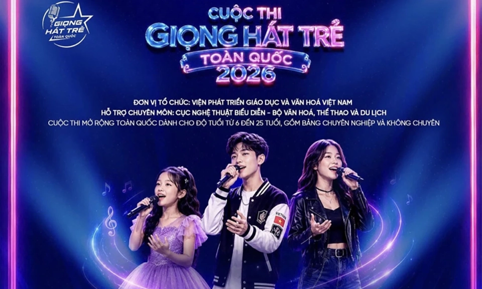 Th&ocirc;ng b&aacute;o Cuộc thi &ldquo;Giọng h&aacute;t trẻ To&agrave;n quốc 2026&rdquo;