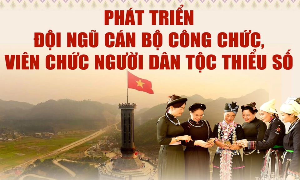 Ph&aacute;t triển đội ngũ c&aacute;n bộ c&ocirc;ng chức, vi&ecirc;n chức người d&acirc;n tộc thiểu số