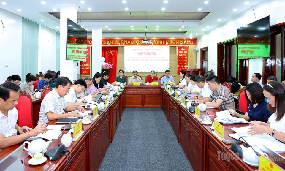 C&aacute;c Ban HĐND tỉnh thẩm tra c&aacute;c dự thảo nghị quyết tr&igrave;nh Kỳ họp thứ tư HĐND tỉnh kh&oacute;a XX