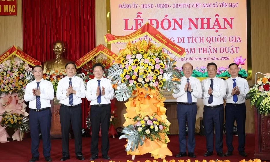 Đ&oacute;n Bằng xếp hạng Di t&iacute;ch quốc gia Khu lưu niệm Phạm Thận Duật
