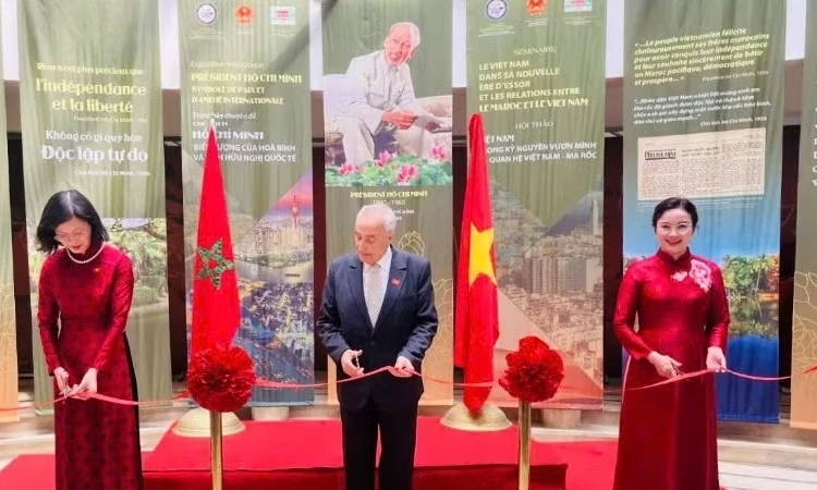 T&ocirc;n vinh Chủ tịch Hồ Ch&iacute; Minh v&agrave; t&igrave;nh hữu nghị Việt Nam-Morocco