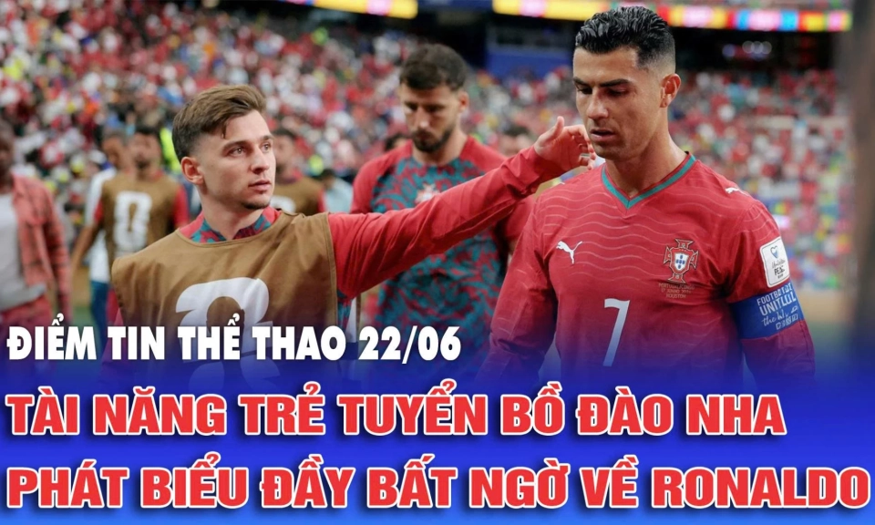 T&agrave;i năng trẻ tuyển Bồ Đ&agrave;o Nha ph&aacute;t biểu đầy bất ngờ về Ronaldo