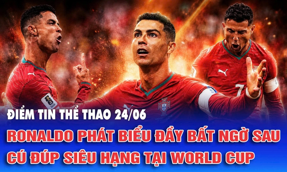 Ronaldo ph&aacute;t biểu đầy bất ngờ sau c&uacute; đ&uacute;p si&ecirc;u hạng tại World Cup