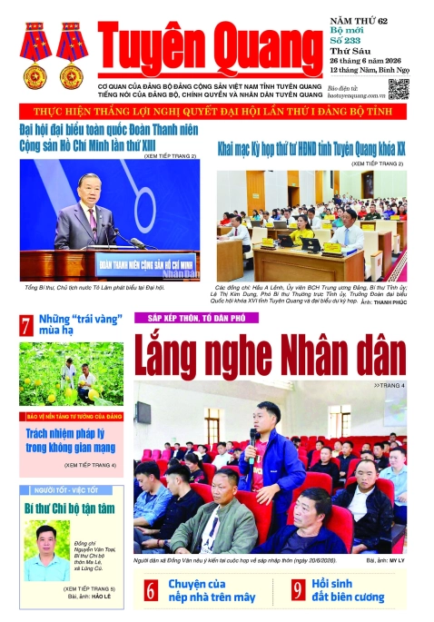 B&aacute;o Tuy&ecirc;n Quang số 233