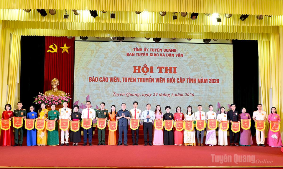 22 th&iacute; sinh tham gia Hội thi B&aacute;o c&aacute;o vi&ecirc;n, tuy&ecirc;n truyền vi&ecirc;n giỏi cấp tỉnh năm 2026