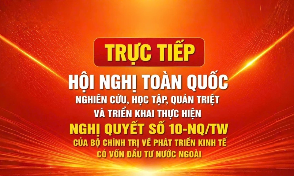 🔴TRỰC TIẾP: Hội nghị to&agrave;n quốc nghi&ecirc;n cứu, học tập, qu&aacute;n triệt v&agrave; triển khai thực hiện NQ số 10-NQ/TW