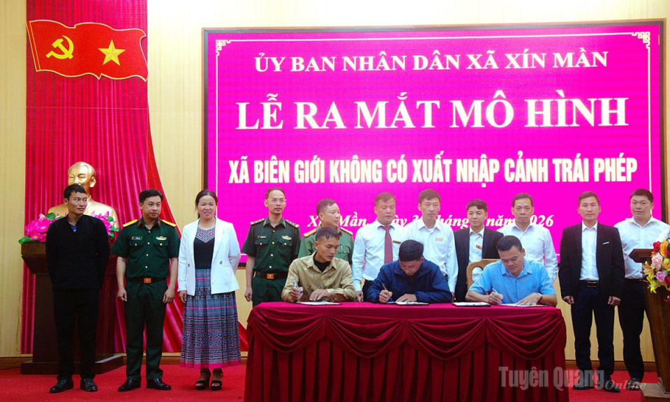 X&iacute;n Mần ra mắt m&ocirc; h&igrave;nh &ldquo;X&atilde; bi&ecirc;n giới kh&ocirc;ng c&oacute; xuất nhập cảnh tr&aacute;i ph&eacute;p&rdquo;