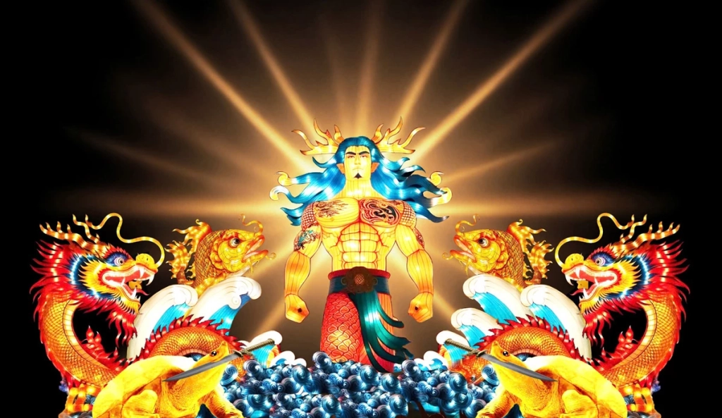 Mô hình “Ánh dương phương Đông - Long Quân trở về” của đội Sắc màu  Thành Tuyên được đánh giá cao tại Cuộc thi thiết kế đèn lồng quốc tế Ocean năm 2025.
