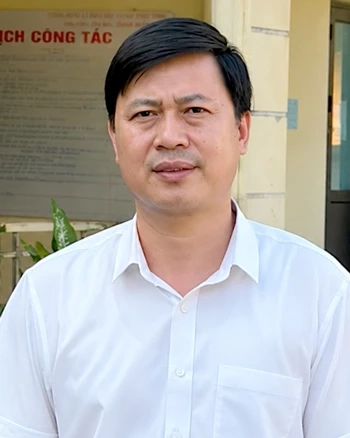 Đồng chí Lục Hải Xuyến, Phó Bí thư Đảng ủy, Chủ tịch UBND xã Đồng Tâm