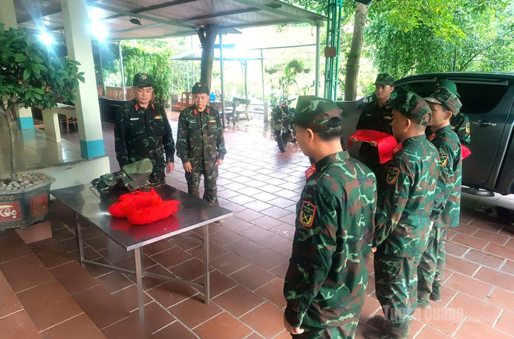 Hai hài cốt liệt sĩ vừa được quy tập.