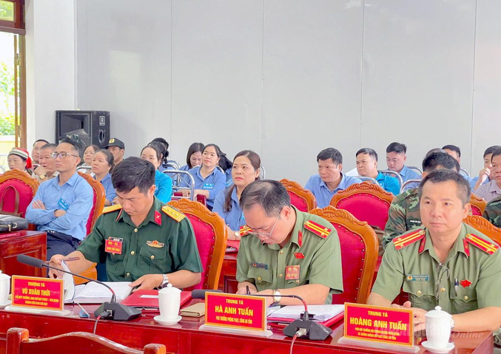 Các đại biểu tham dự diễn tập.