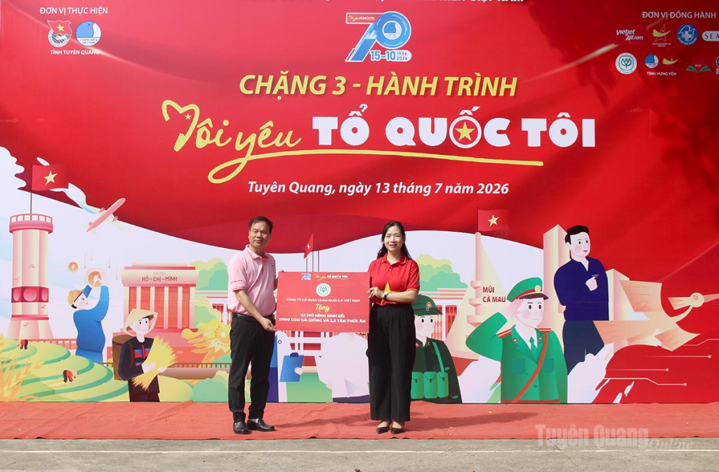 Trao sinh kế hỗ trợ thanh niên trên địa bàn tỉnh.