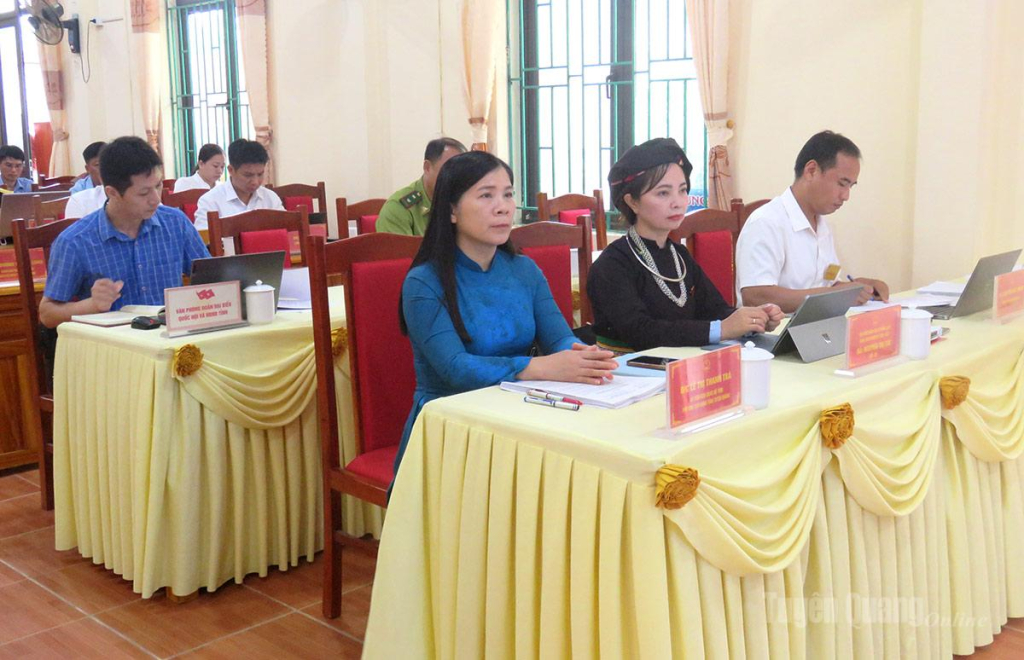 Đồng chí Lê Thị Thanh Trà, Phó Chủ tịch HĐND tỉnh dự Kỳ họp thứ 2 HĐND xã Bằng Lang khóa XXIII, nhiệm kỳ 2026 - 2031.