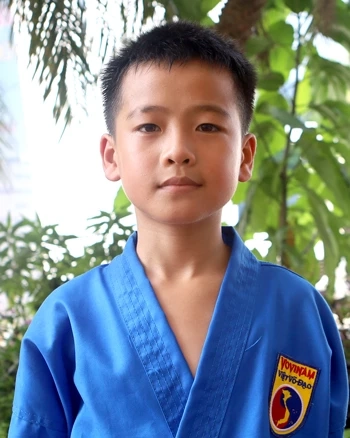 Vận động viên Hoàng Ngọc Chiến, Đoàn Vovinam xã Mèo Vạc