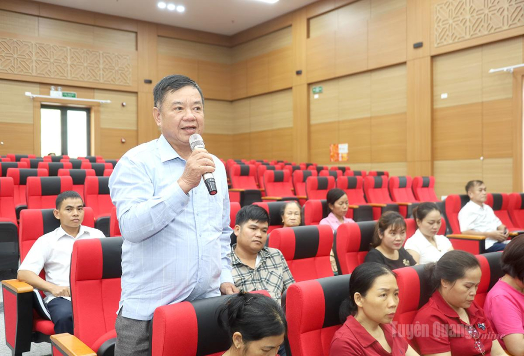 Cử tri xã Bắc Mê đề xuất, kiến nghị nhiều nội dung liên quan đến Chương trình mục tiêu quốc gia.