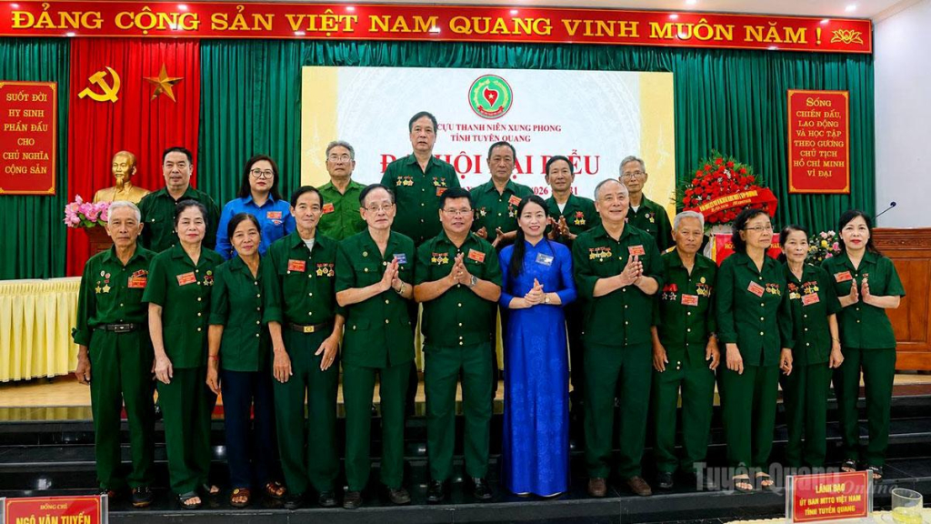Ban Chấp hành Hội Cựu TNXP tỉnh Tuyên Quang khóa I, nhiệm kỳ 2026-2031 ra mắt Đại hội.