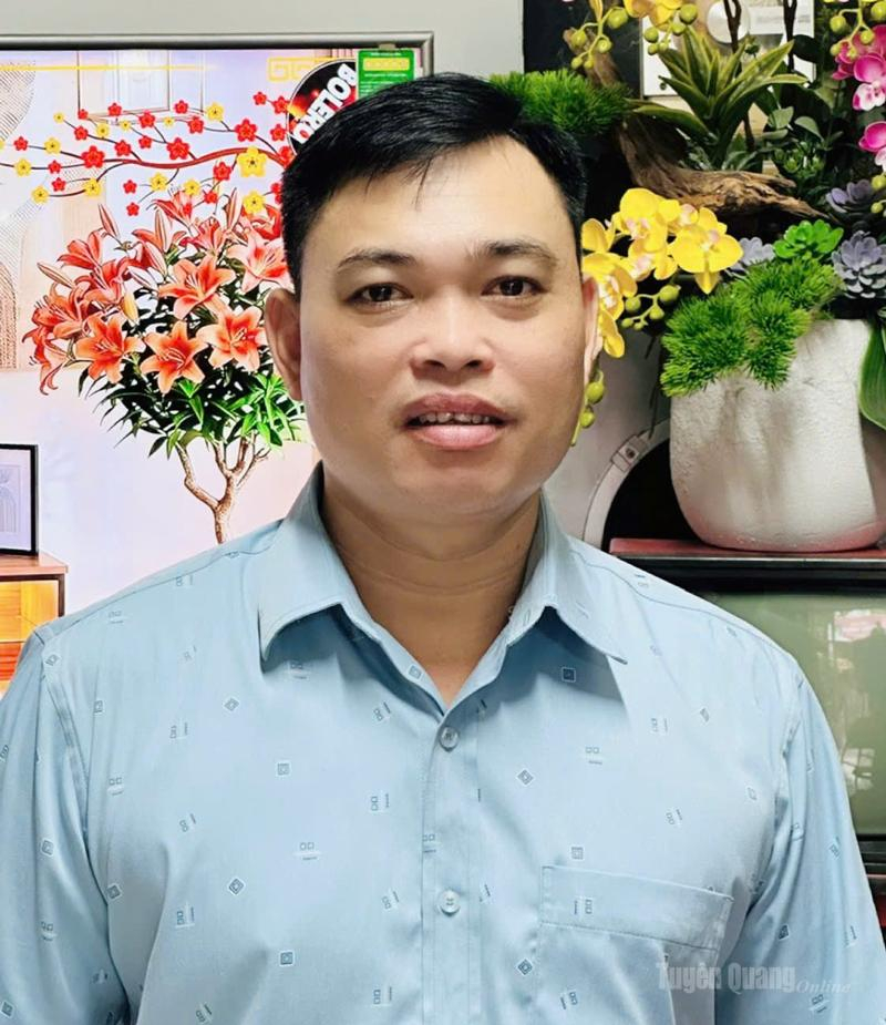 Anh Trần Mạnh Hải, tổ dân phố 31 phường Minh Xuân.