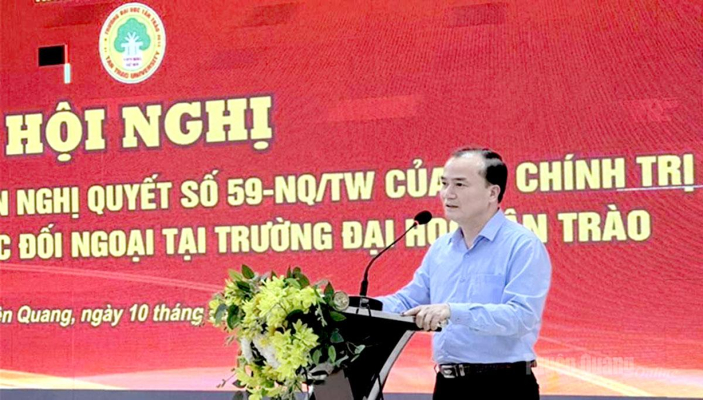Trường ĐHTT tổ chức Hội nghị quán triệt nghị quyết của Bộ Chính trị.