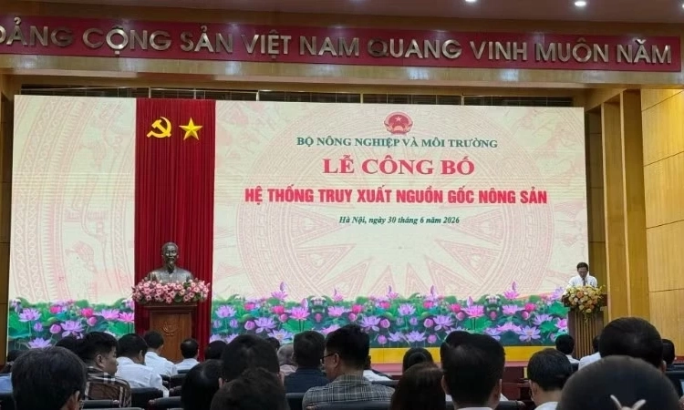 C&ocirc;ng bố Hệ thống truy xuất nguồn gốc n&ocirc;ng sản