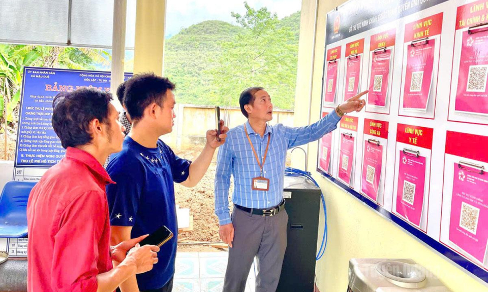 Mậu Duệ n&acirc;ng cao chất lượng phục vụ từ ch&iacute;nh quyền số