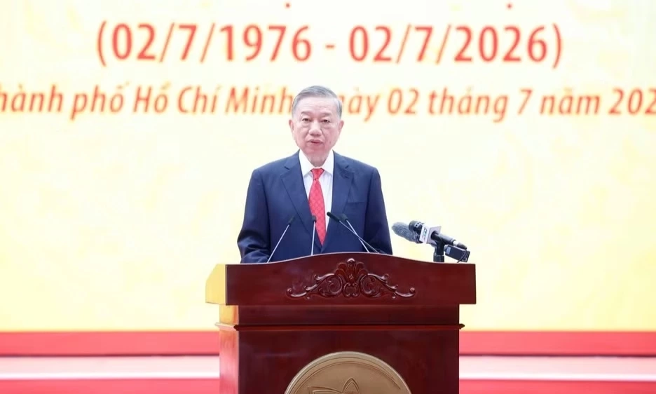 B&agrave;i ph&aacute;t biểu của Tổng B&iacute; thư, Chủ tịch nước T&ocirc; L&acirc;m tại Lễ kỷ niệm 50 năm Ng&agrave;y th&agrave;nh phố S&agrave;i G&ograve;n-Gia Định mang t&ecirc;n Chủ tịch Hồ Ch&iacute; Minh