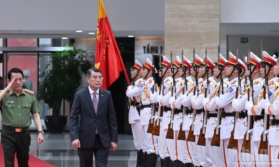 [Ảnh] Thủ tướng L&ecirc; Minh Hưng dự Hội nghị sơ kết c&ocirc;ng t&aacute;c C&ocirc;ng an 6 th&aacute;ng đầu năm 2026