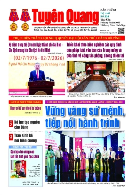 B&aacute;o Tuy&ecirc;n Quang số 238