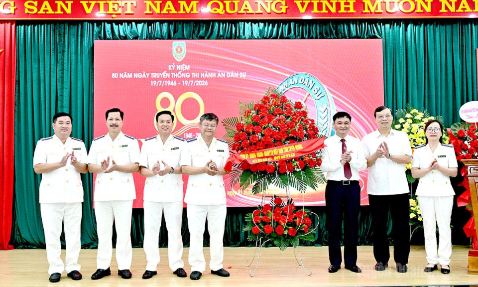 Kỷ niệm 80 năm ng&agrave;y truyền thống Thi h&agrave;nh &aacute;n d&acirc;n sự