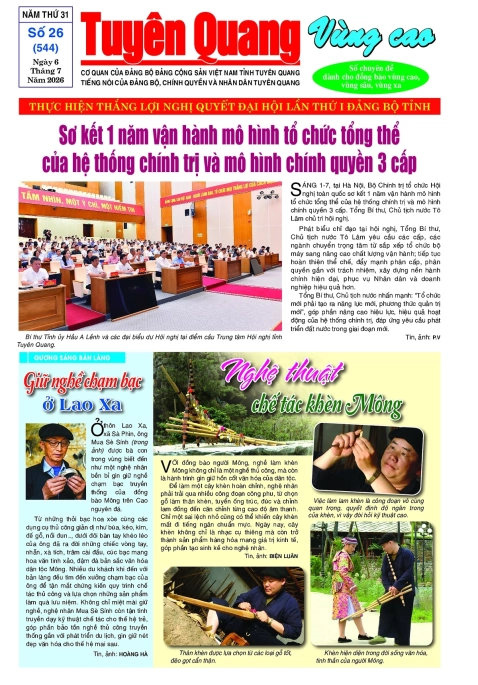 B&aacute;o Tuy&ecirc;n Quang v&ugrave;ng cao số 544