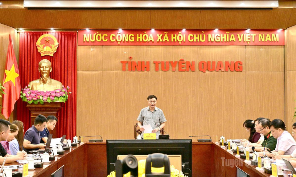 Họp triển khai c&ocirc;ng t&aacute;c phối hợp thực hiện Chương tr&igrave;nh Cầu truyền h&igrave;nh &ldquo;Đi t&igrave;m đồng đội&rdquo; tại điểm cầu tỉnh Tuy&ecirc;n Quang