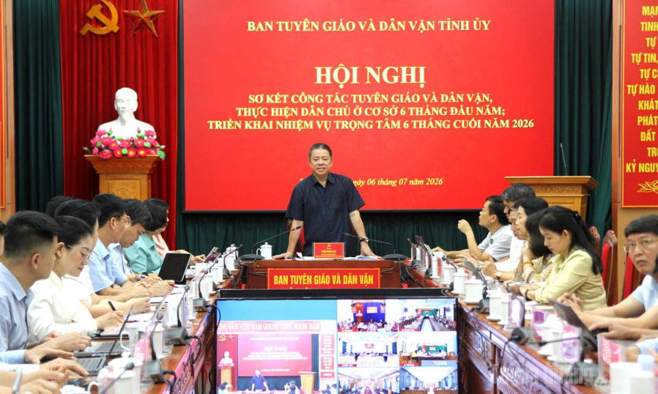 Đổi mới tư duy, n&acirc;ng cao hiệu quả c&ocirc;ng t&aacute;c tuy&ecirc;n gi&aacute;o v&agrave; d&acirc;n vận trong t&igrave;nh h&igrave;nh mới