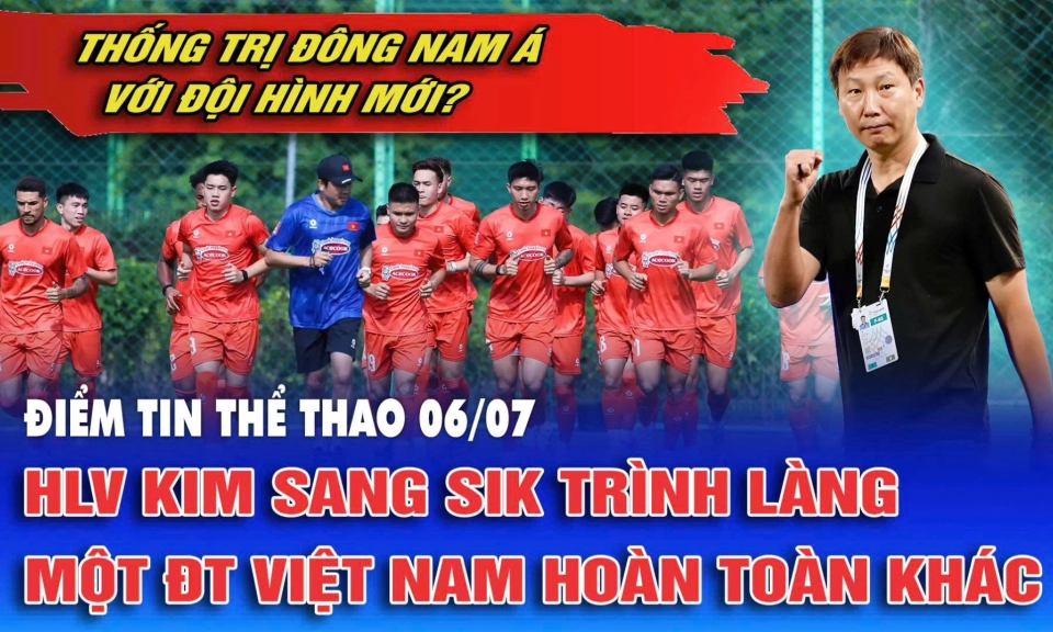 HLV Kim Sang Sik tr&igrave;nh l&agrave;ng một đội tuyển Việt Nam ho&agrave;n to&agrave;n kh&aacute;c