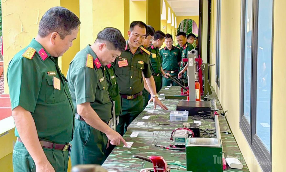 Đo&agrave;n Kinh tế - Quốc ph&ograve;ng 313 tổ chức th&agrave;nh c&ocirc;ng Hội thi s&aacute;ng tạo kỹ thuật năm 2026