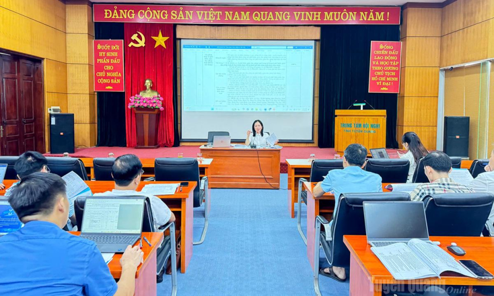 Hội nghị tập huấn nghiệp vụ c&ocirc;ng t&aacute;c chuẩn tiếp cận ph&aacute;p luật năm 2026