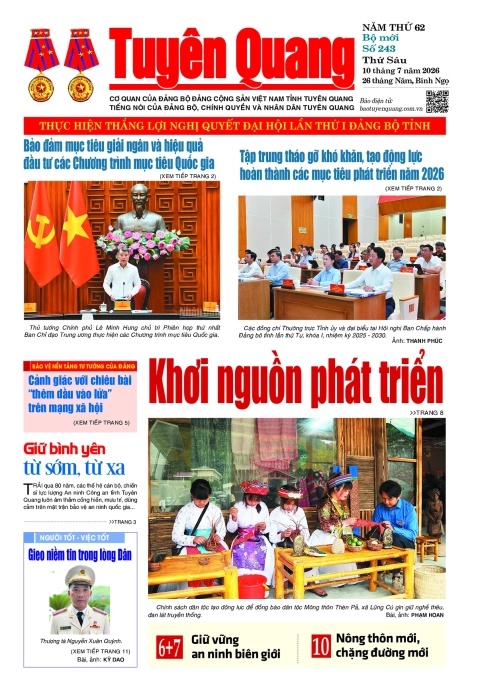 B&aacute;o Tuy&ecirc;n Quang số 243