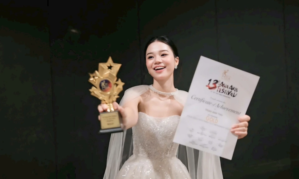 Anh Thư gi&agrave;nh giải V&agrave;ng tại Asia Arts Festival 2026